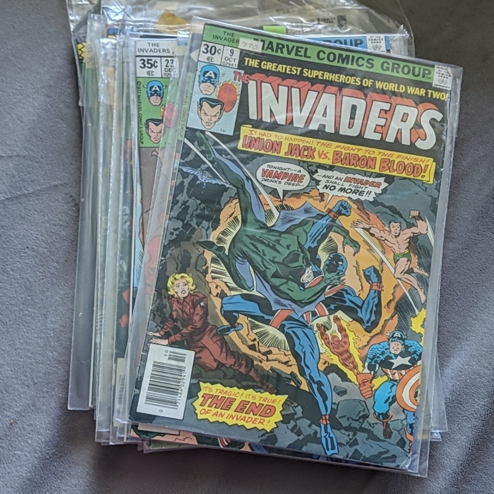 Invaders Comic Book Lot